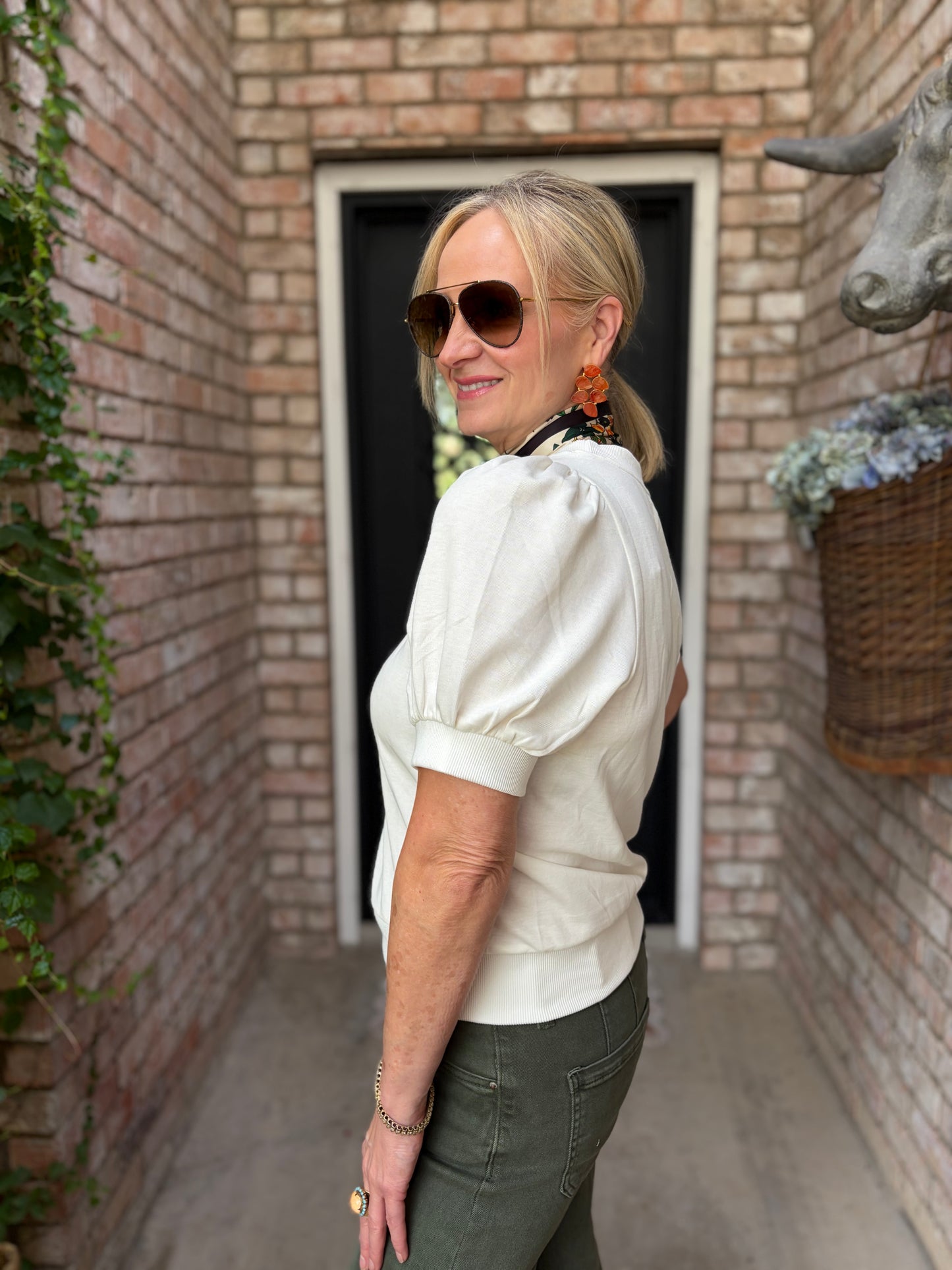 Elevated Cream Top