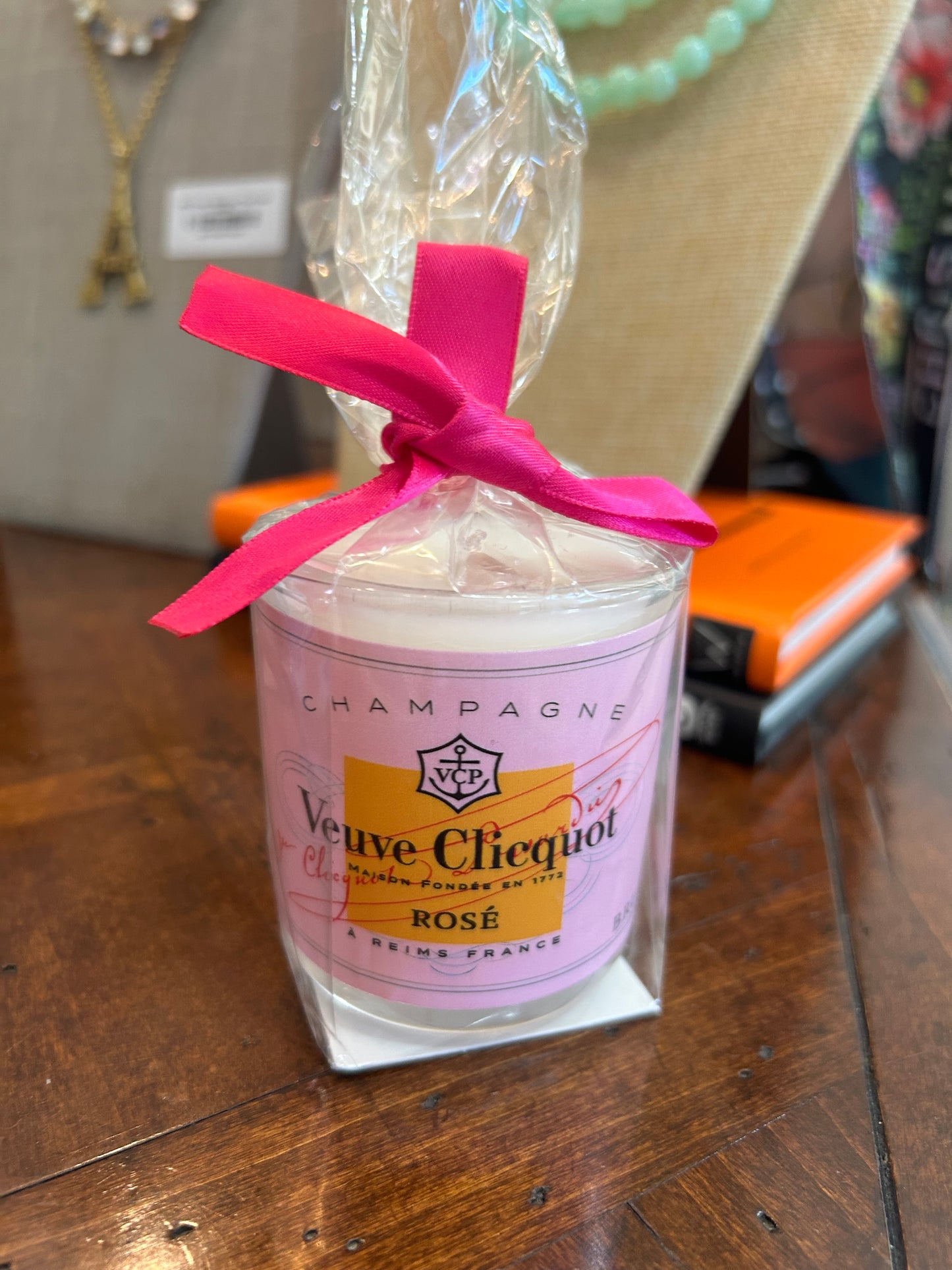 Champagne Style Votive Candle