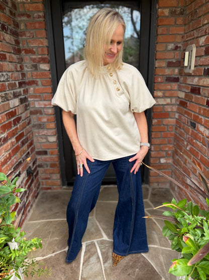 The Park Avenue Cream Blouse