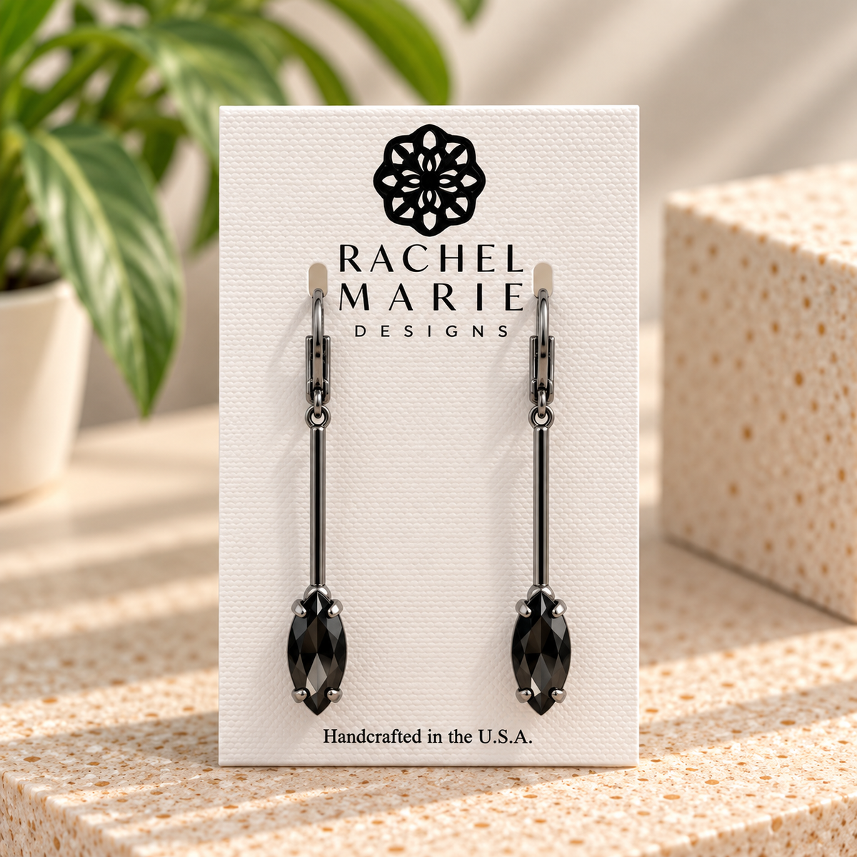 NELL LONG BAR EARRING
