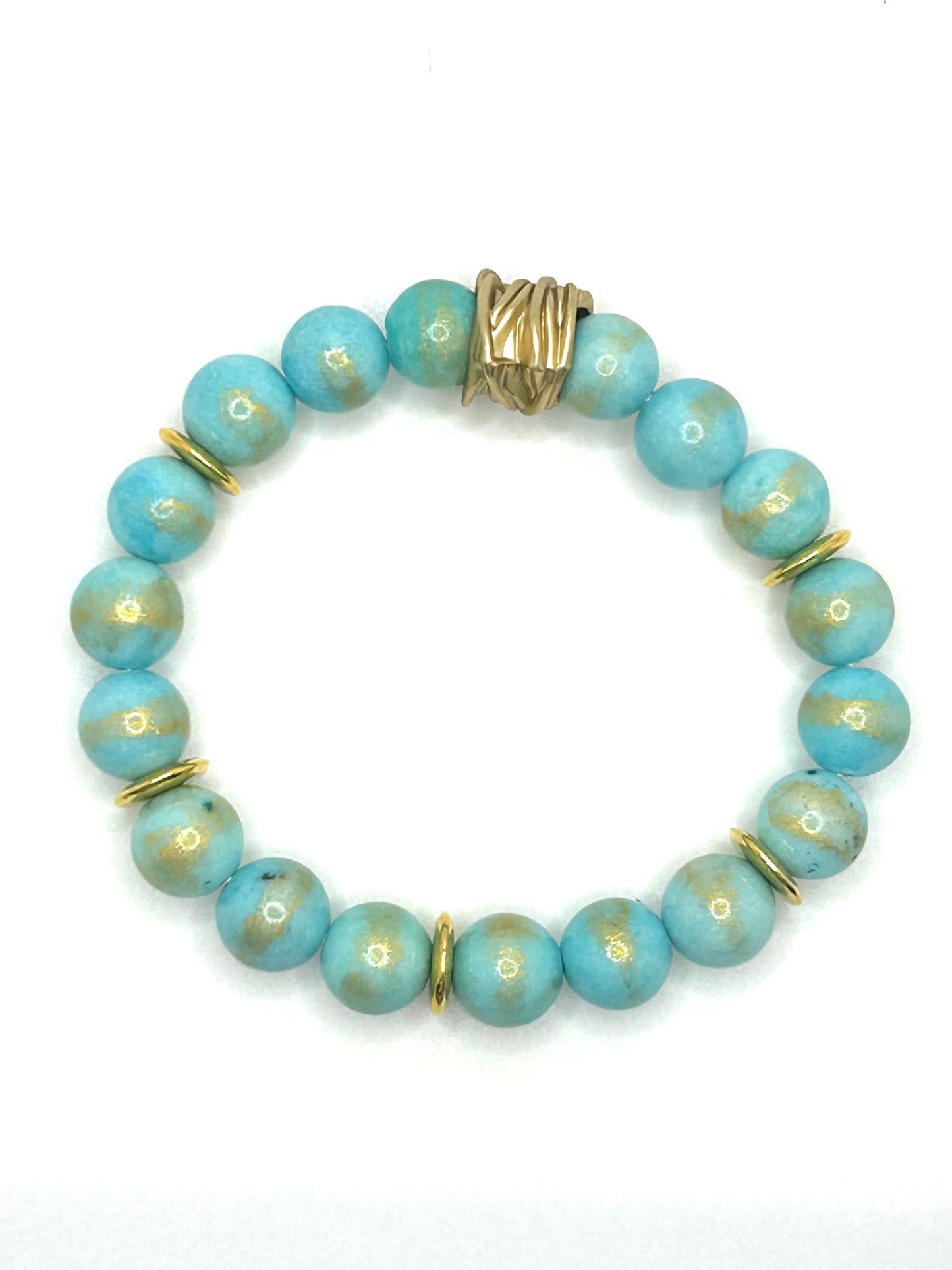 Turquoise Blue Flair Bracelet