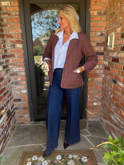 Saddlebrook Jacket-Luxe Plaid
