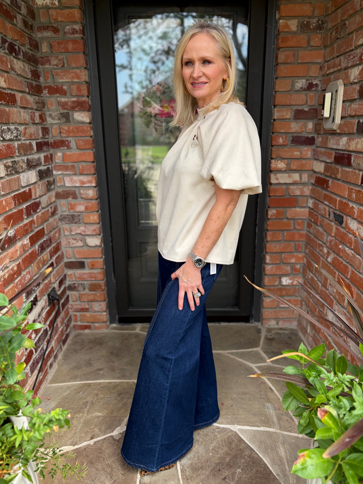 The Park Avenue Cream Blouse