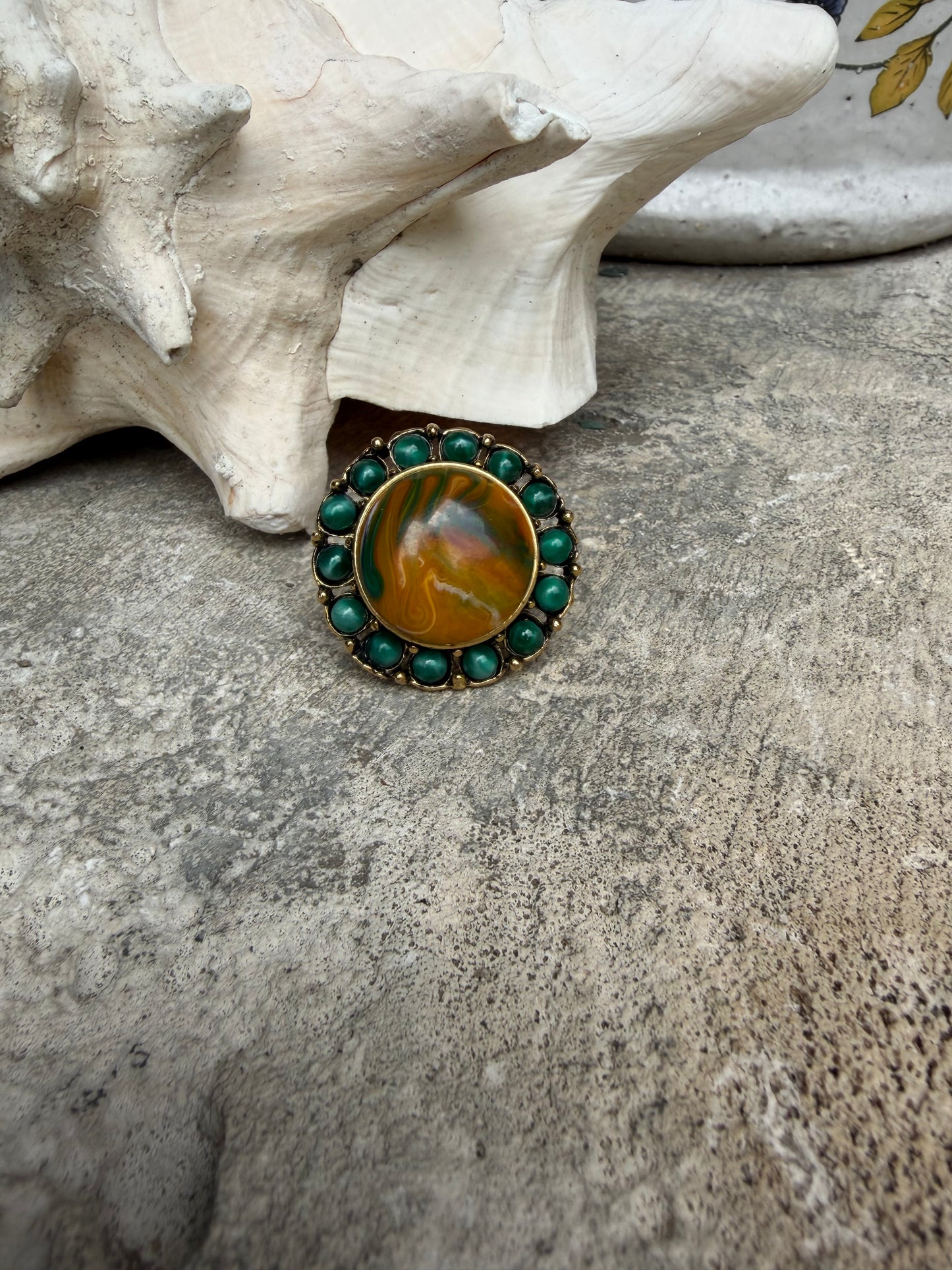 Vintage Desert Bloom Ring