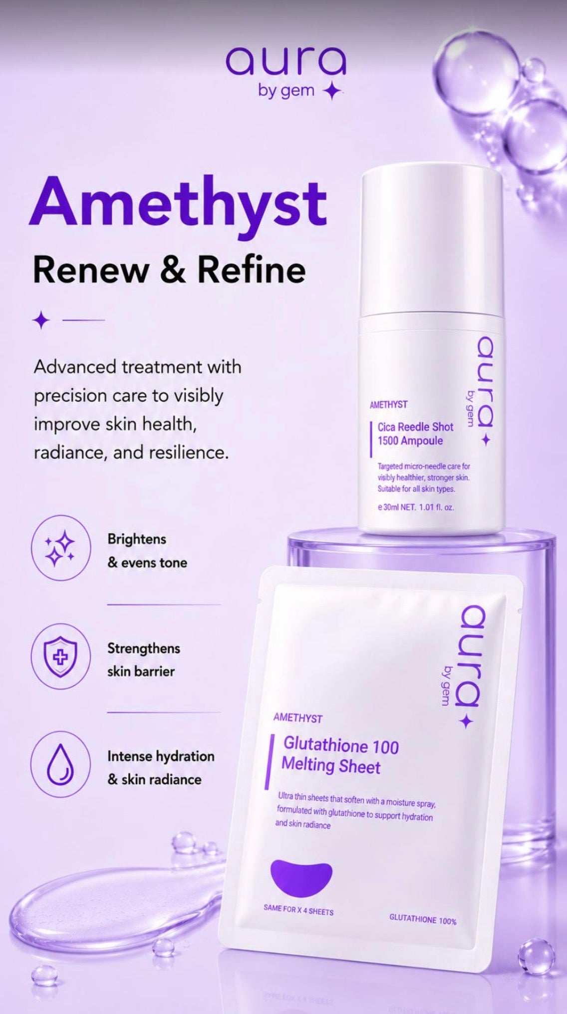 Glutathione 100 Melting Sheet
