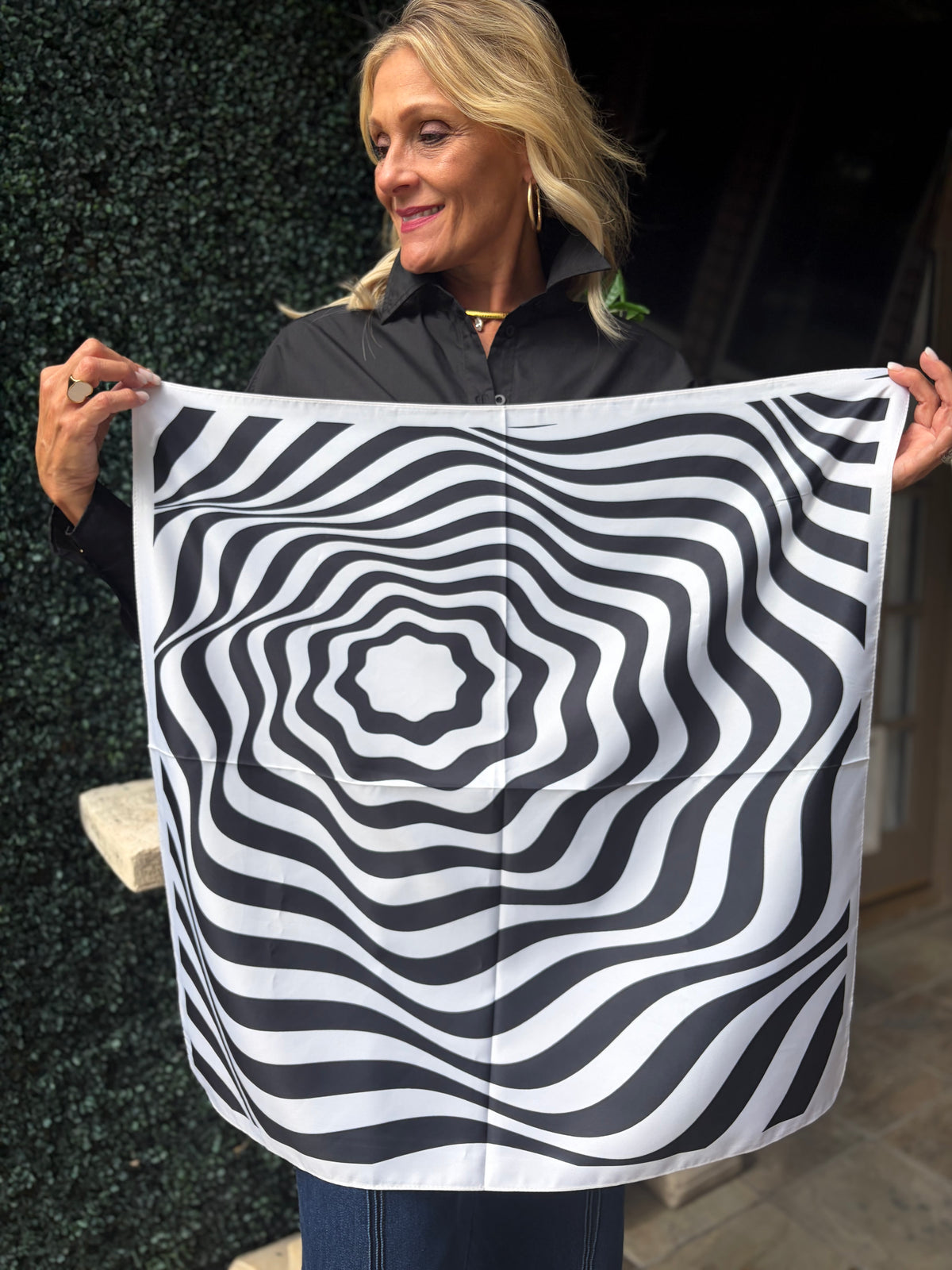 Zebra Double Sided Scarf