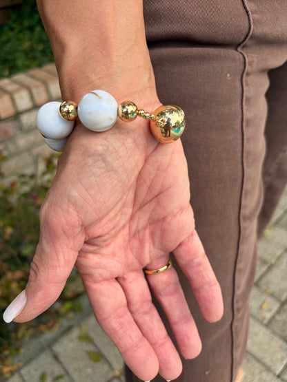 Ivory Swirl Bracelet