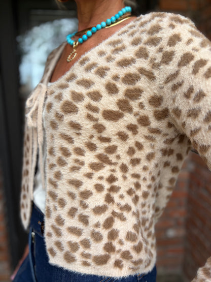Savanna Chic Leopard Cardigan