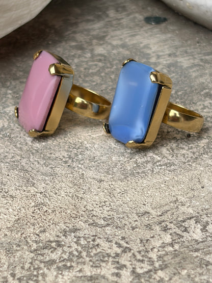 Levi Blue Ring- Adjustable