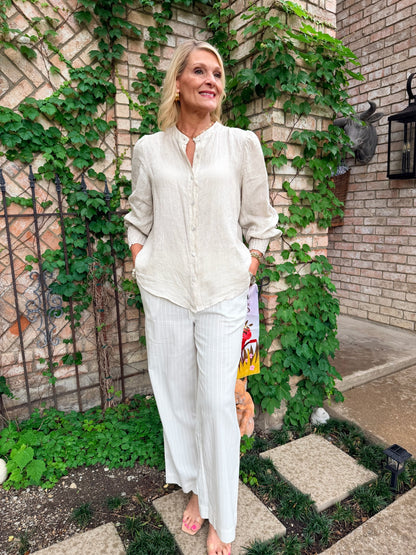 Linen Luxury Blouse