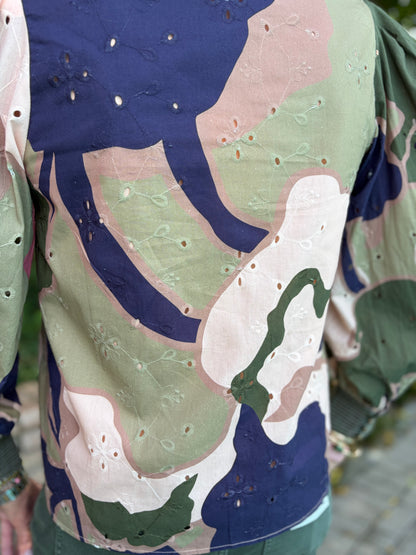 Olive in Bloom Blouse