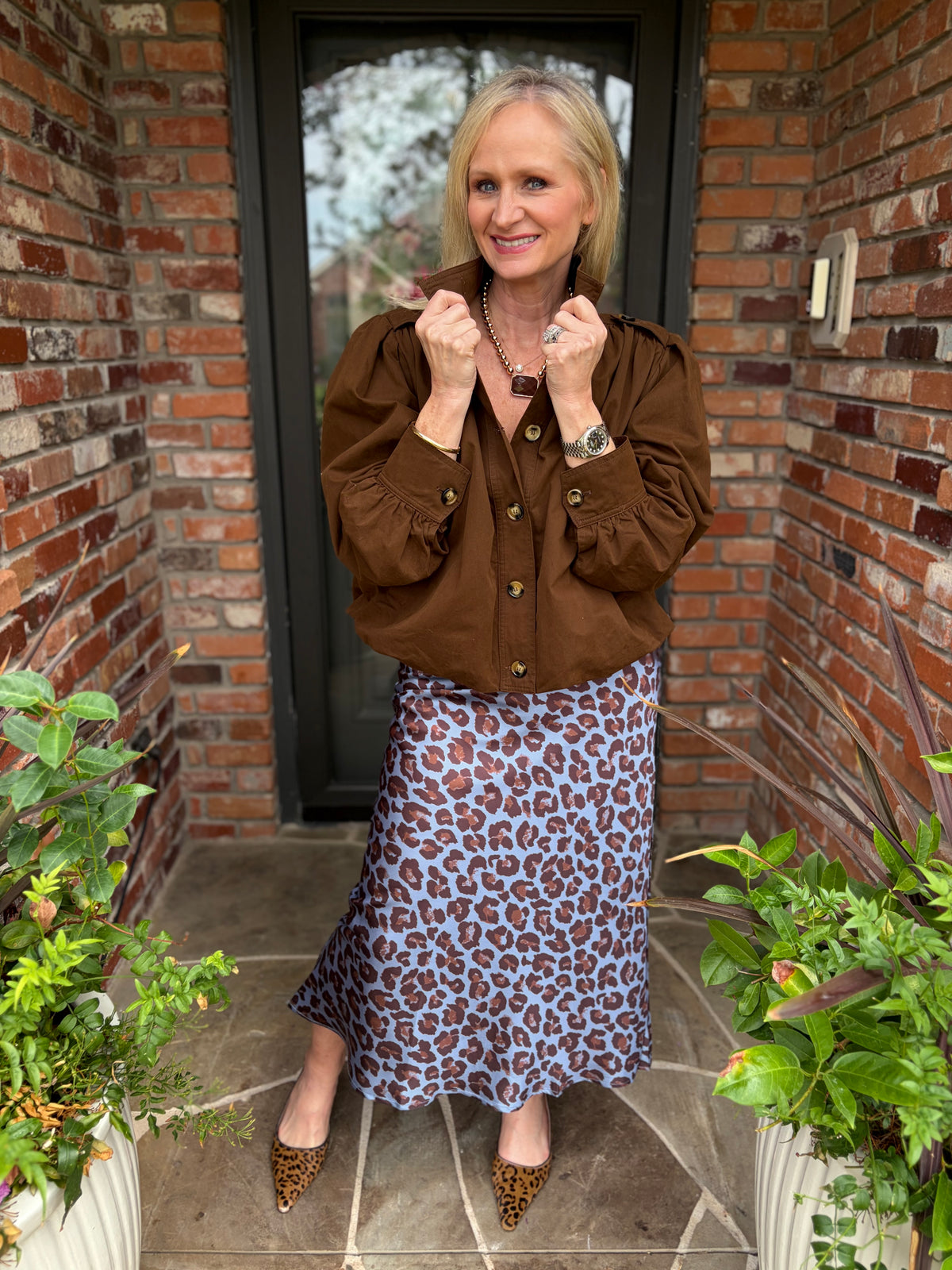 Wild About Blue Skirt