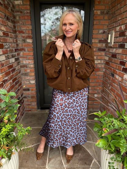Wild About Blue Skirt
