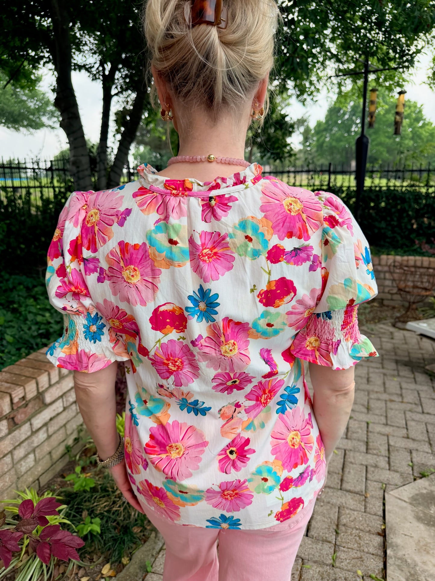 Feminine Floral Blouse