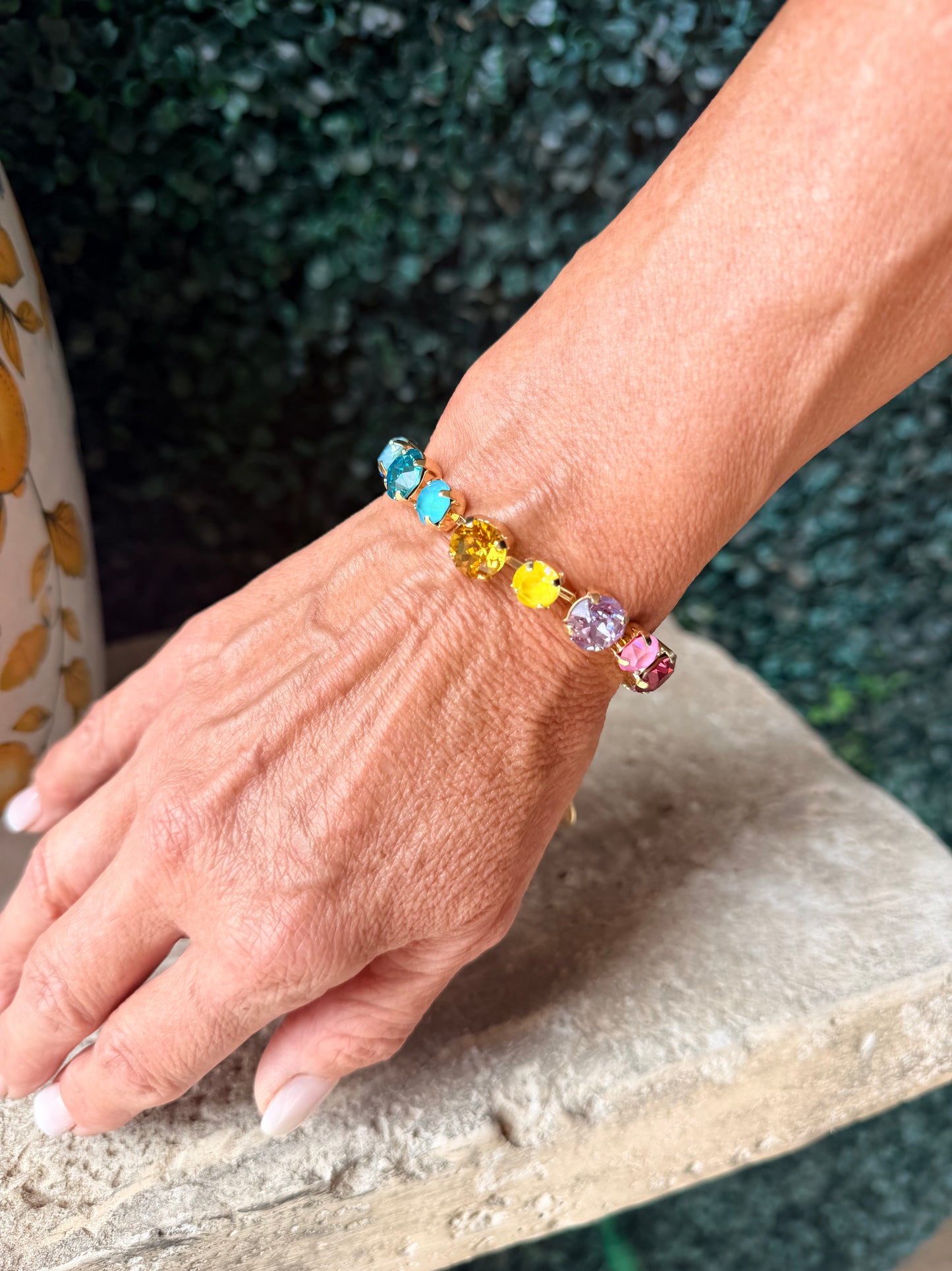 Brillant Moments Bracelet-LARGE STONE Rainbow