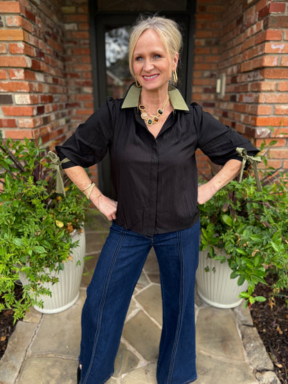 OLIVIA DETACHABLE COLLAR BLOUSE