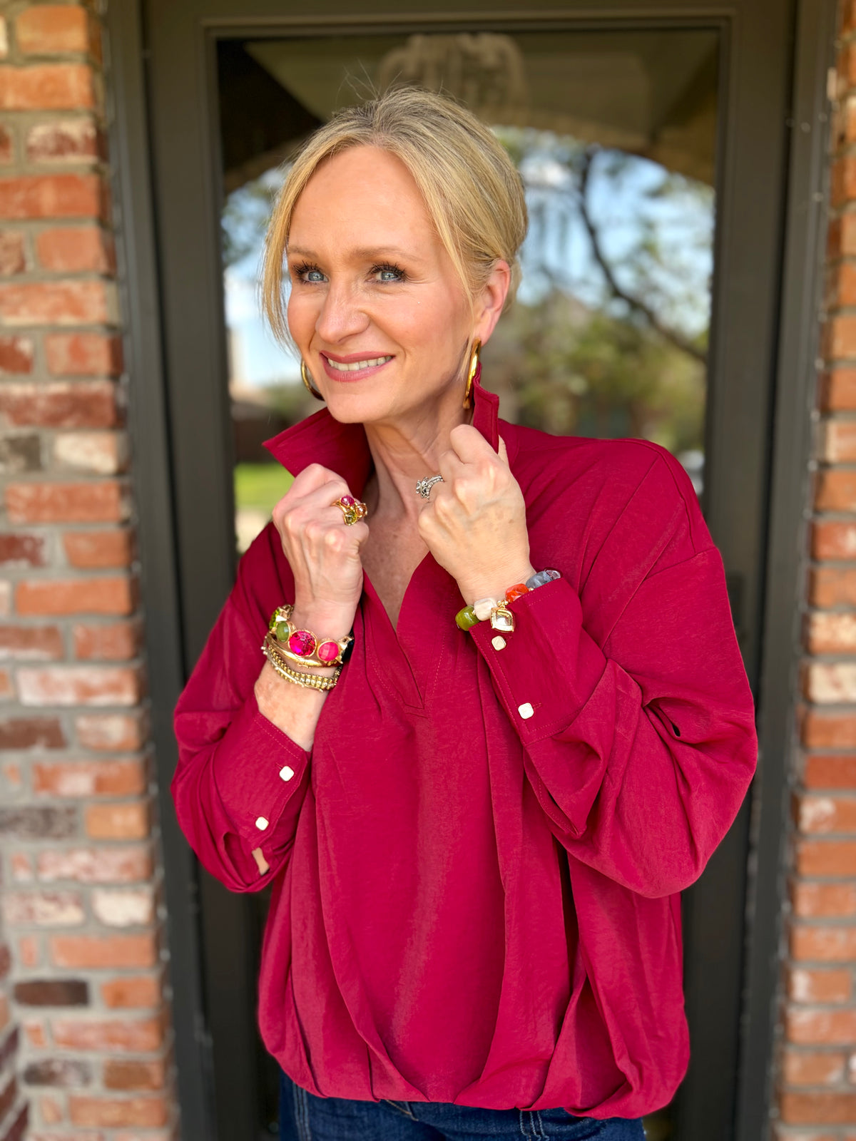 Merlot Muse Blouse