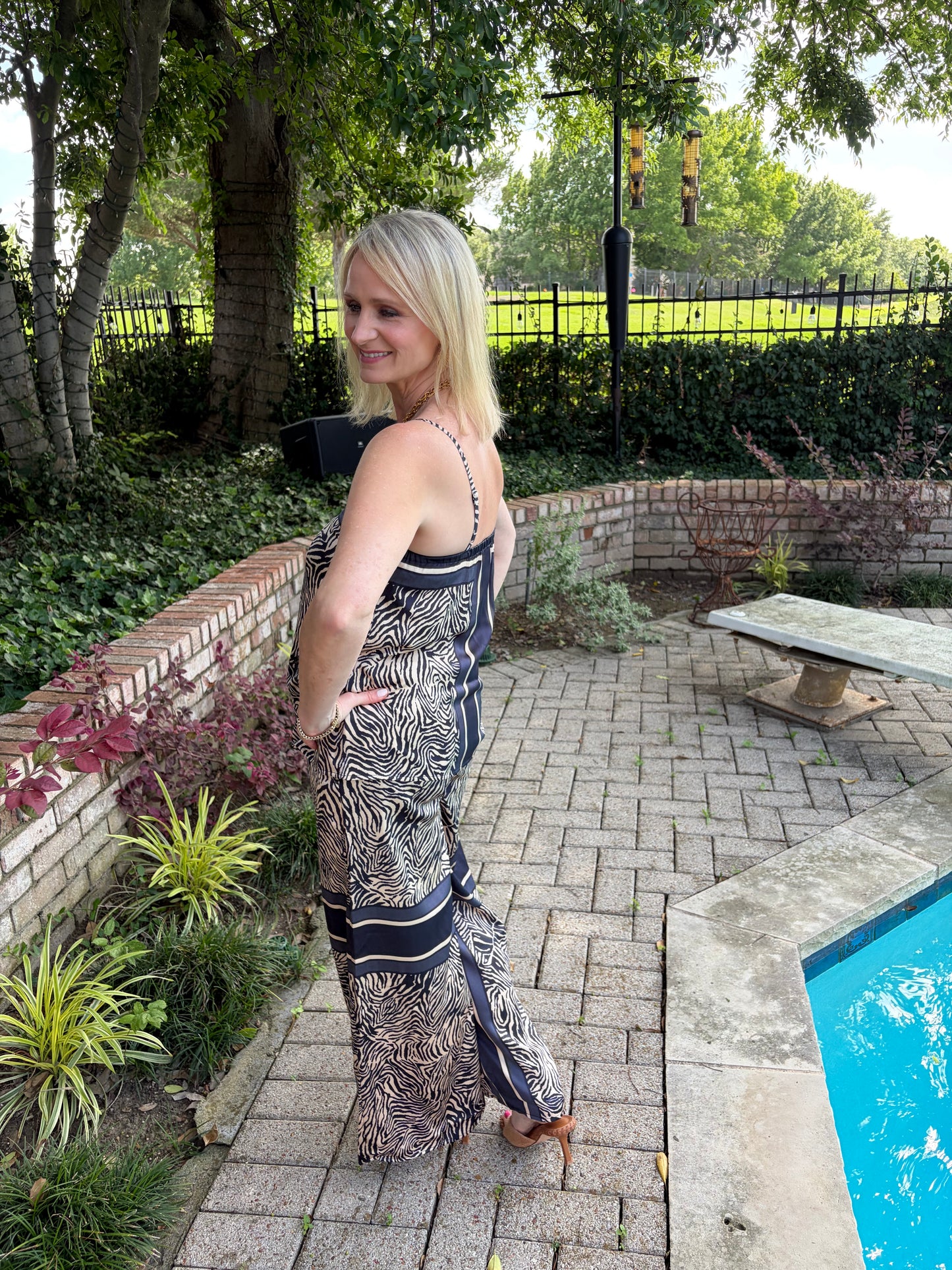 Modern Muse Navy Pant Set