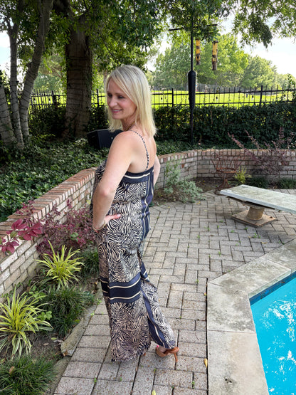 Modern Muse Navy Pant Set