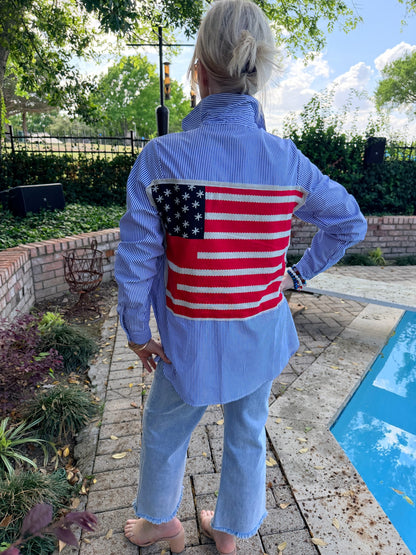 The Americana Oxford Blouse