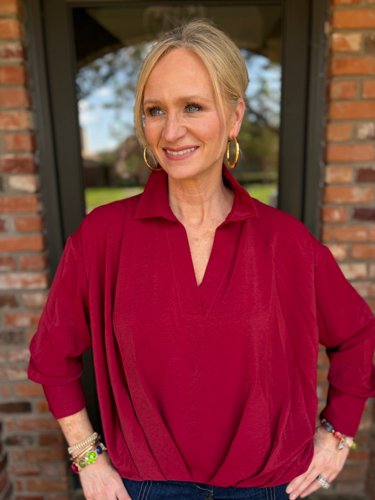 Merlot Muse Blouse