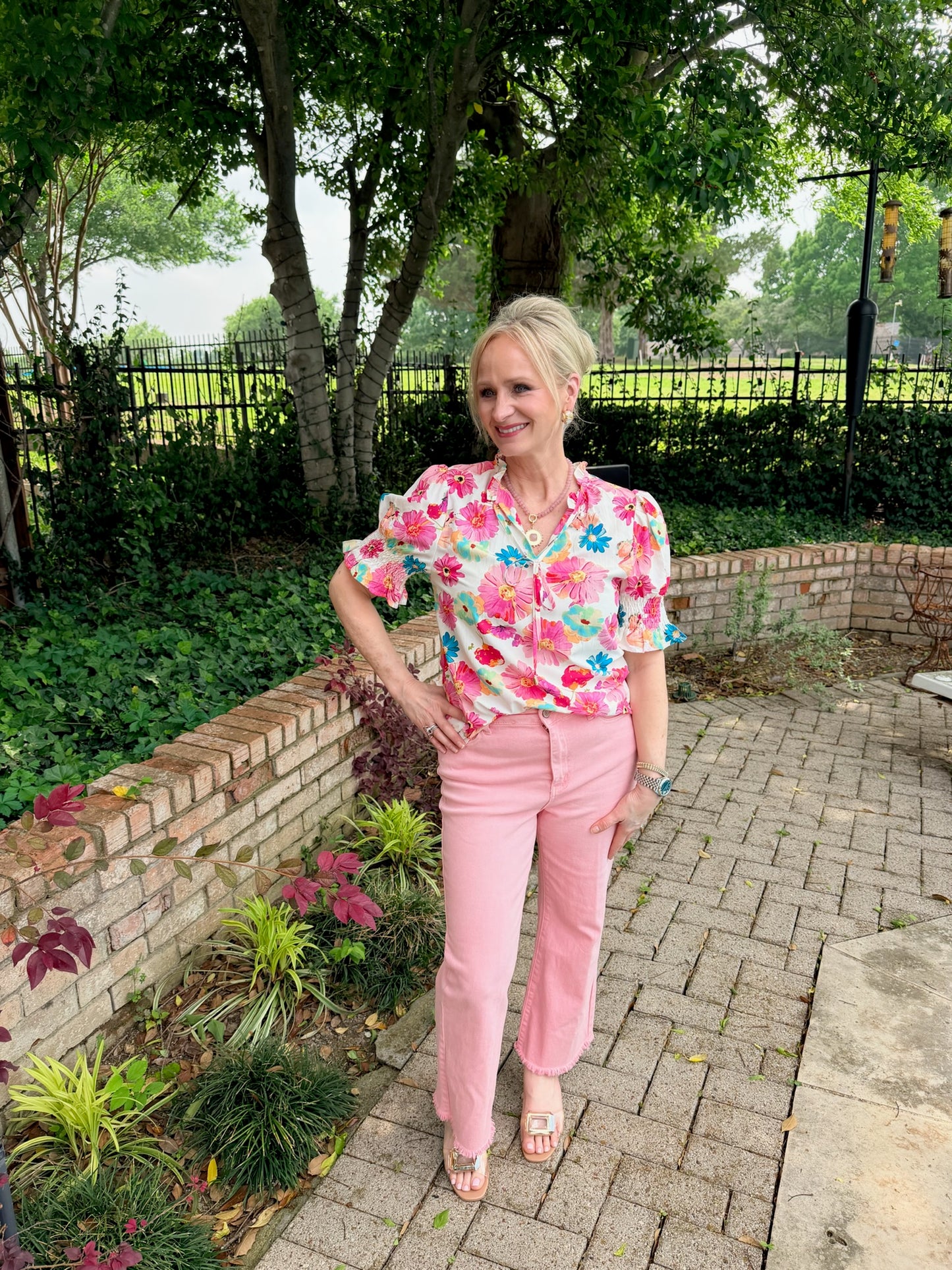 Feminine Floral Blouse