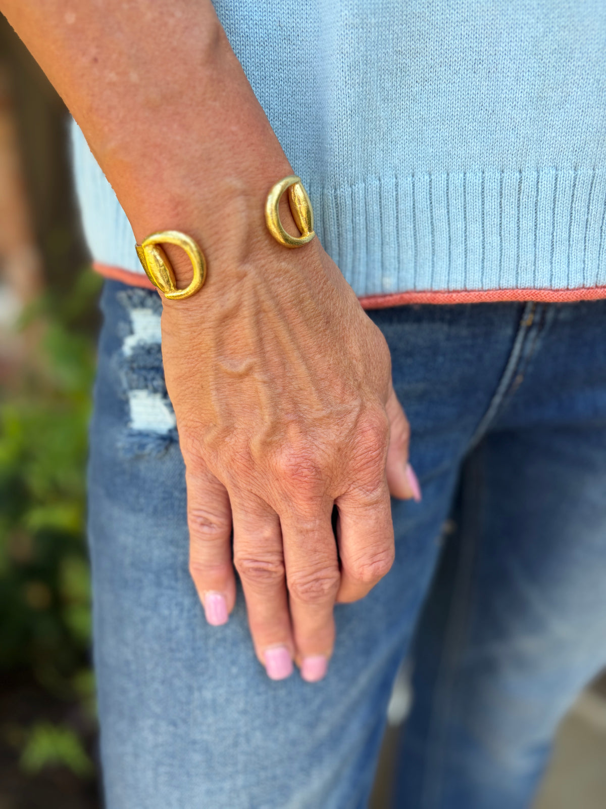Buckle Gold Cuff