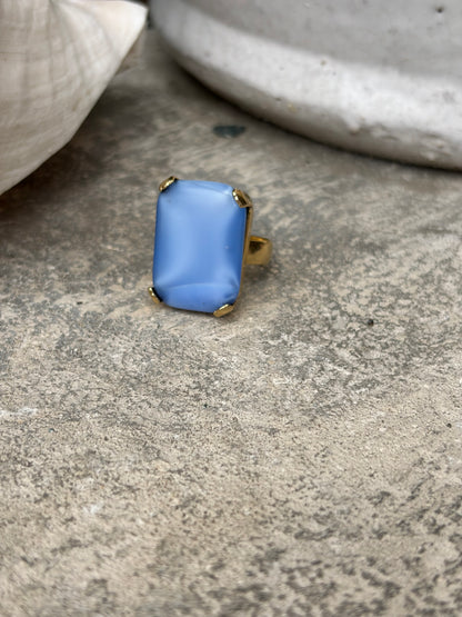 Levi Blue Ring- Adjustable