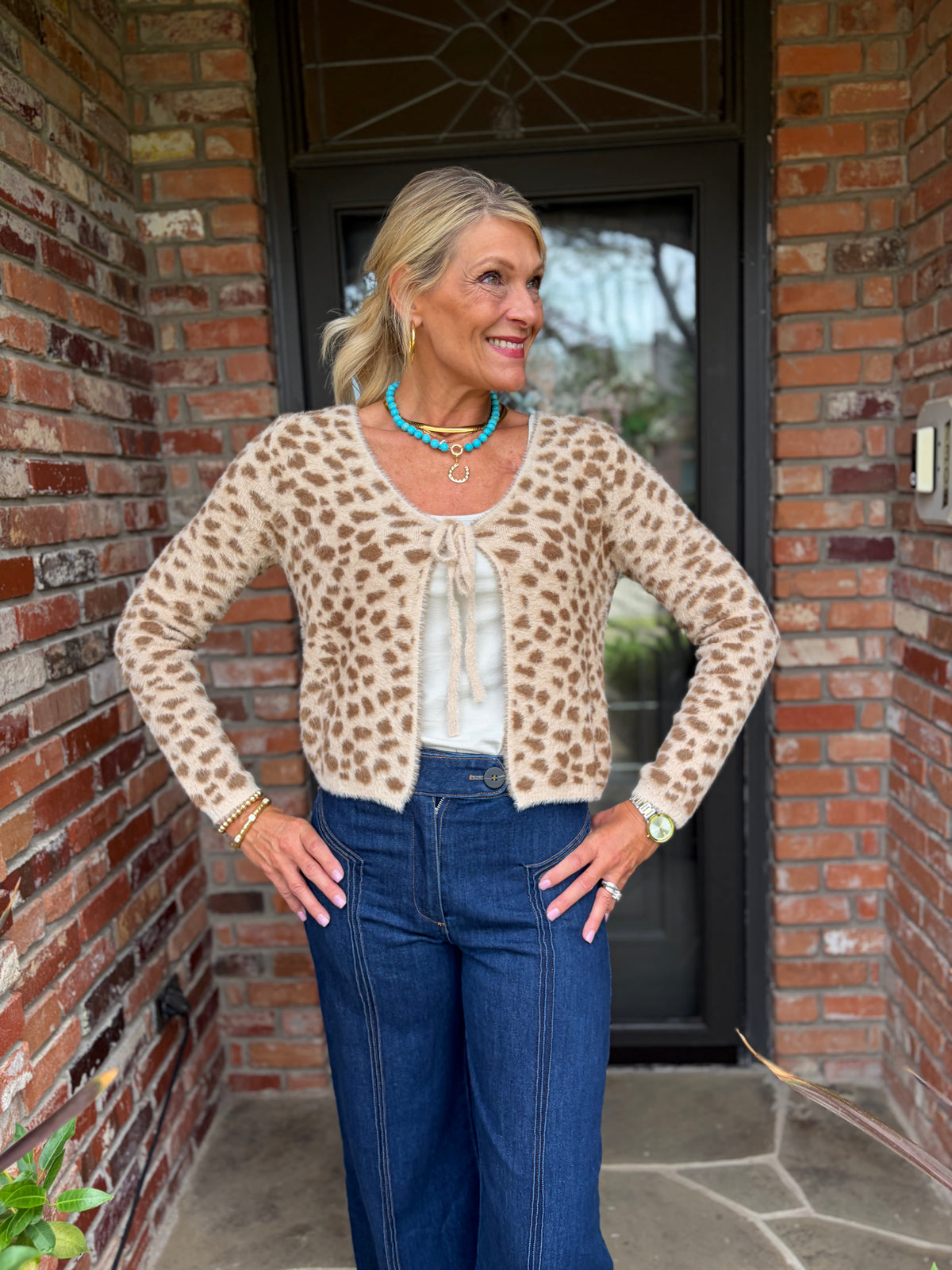 Savanna Chic Leopard Cardigan