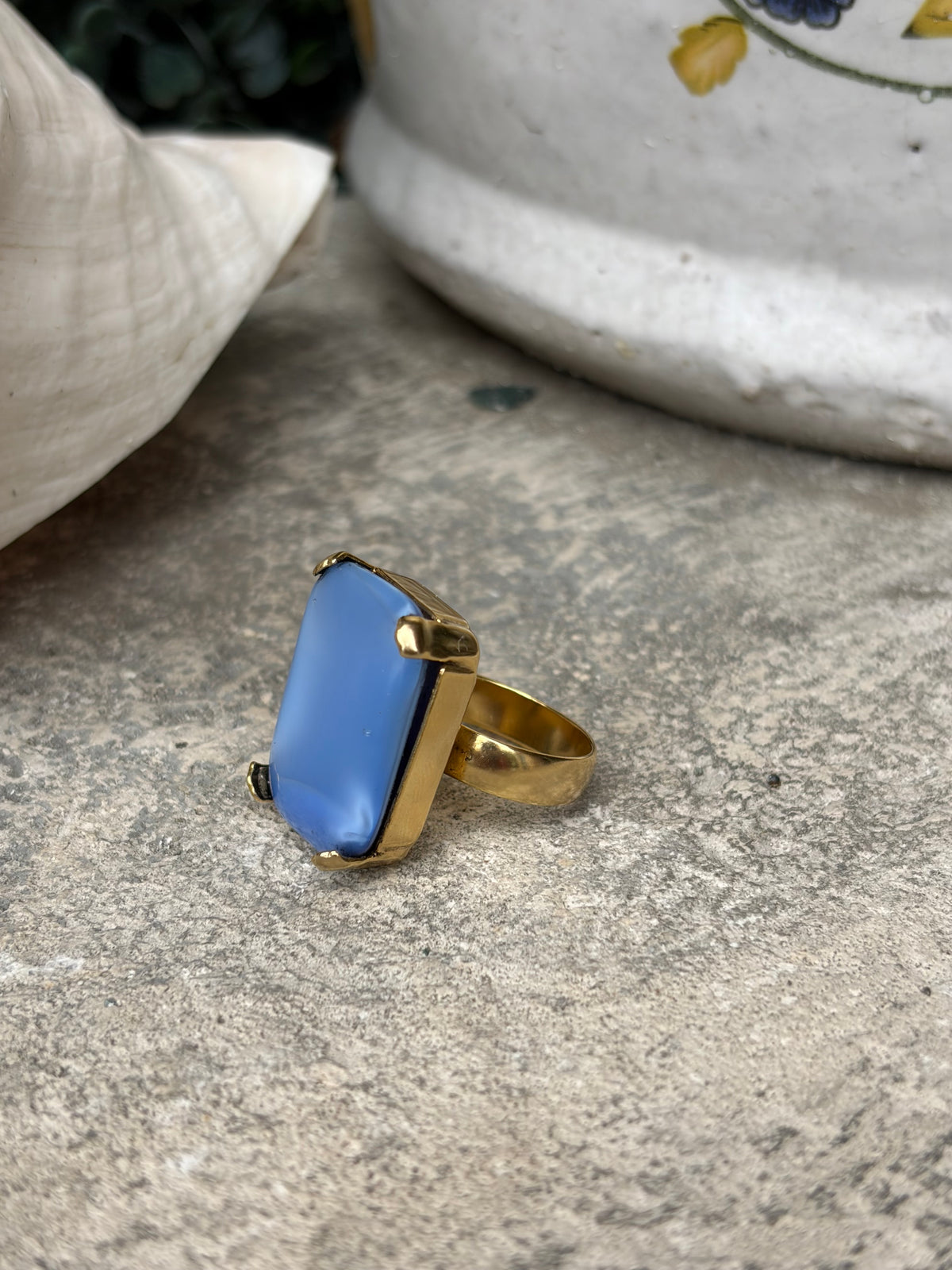 Levi Blue Ring- Adjustable