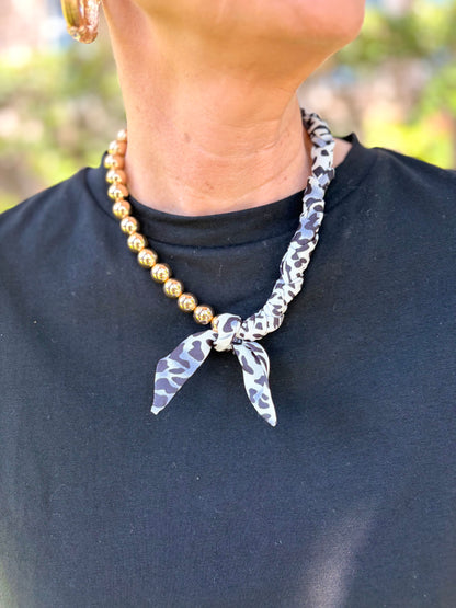 Bold and Beautiful Twilly Necklace
