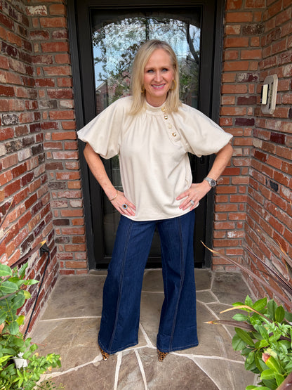 The Park Avenue Cream Blouse