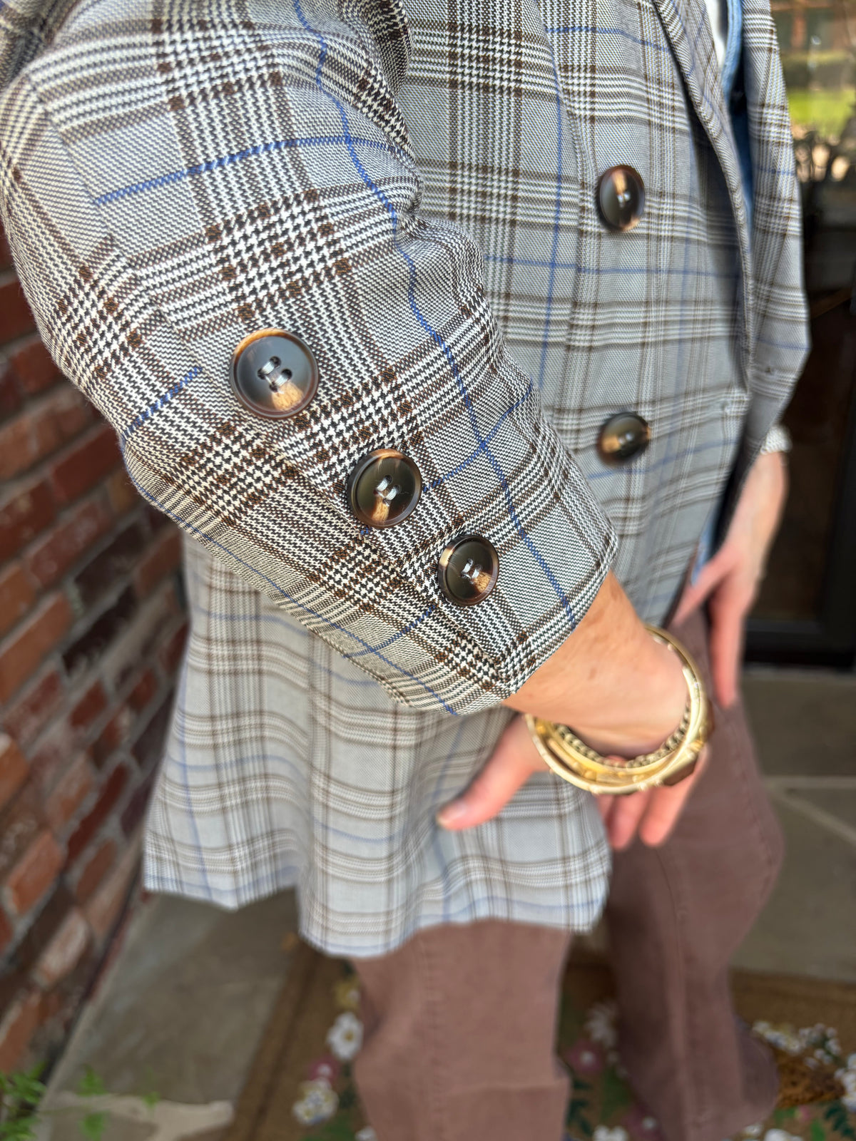 The Denim Detail Classic Blazer