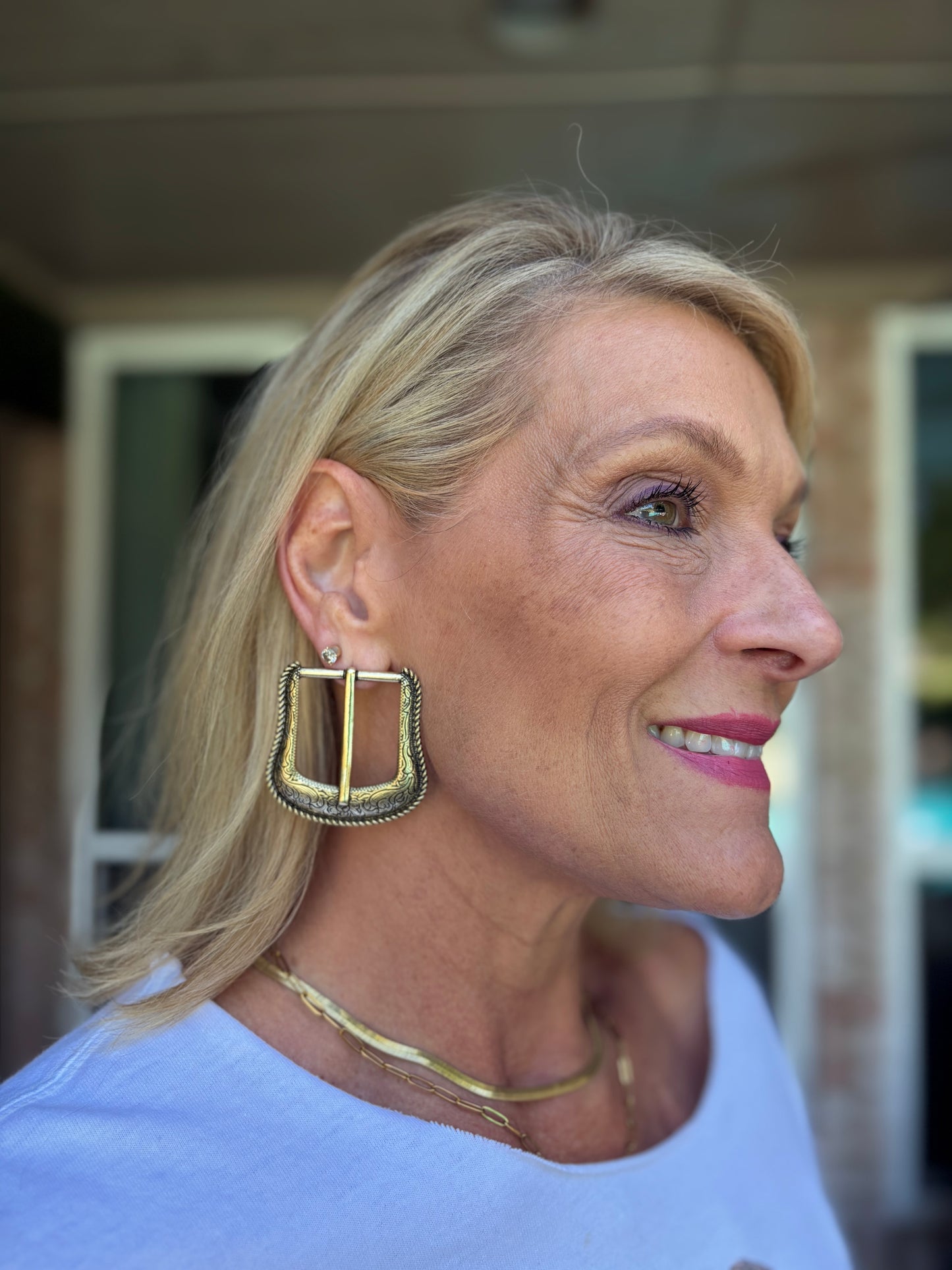 Buckle Up Earrings