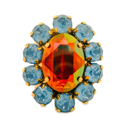 Tova  Edith Oval Ring (Chocolate)