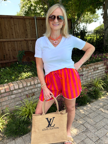 Summer Sorbet Striped Shorts