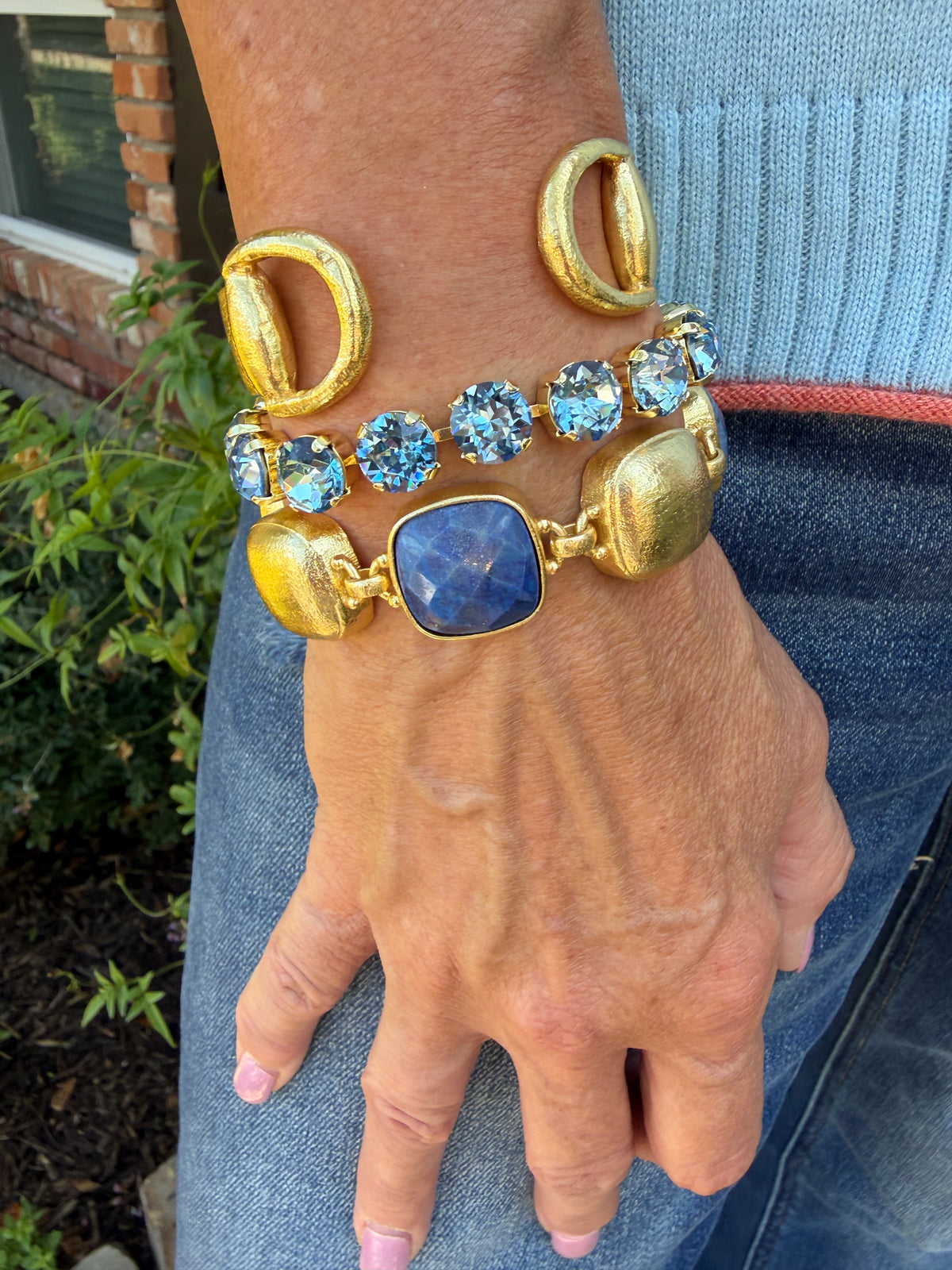 Brillant Moments Magnetic Bracelet-Baby Blue