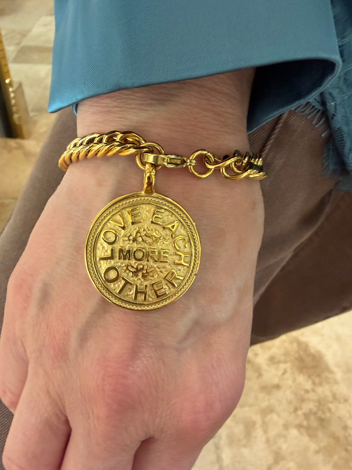 Meredith Medallion Bracelet