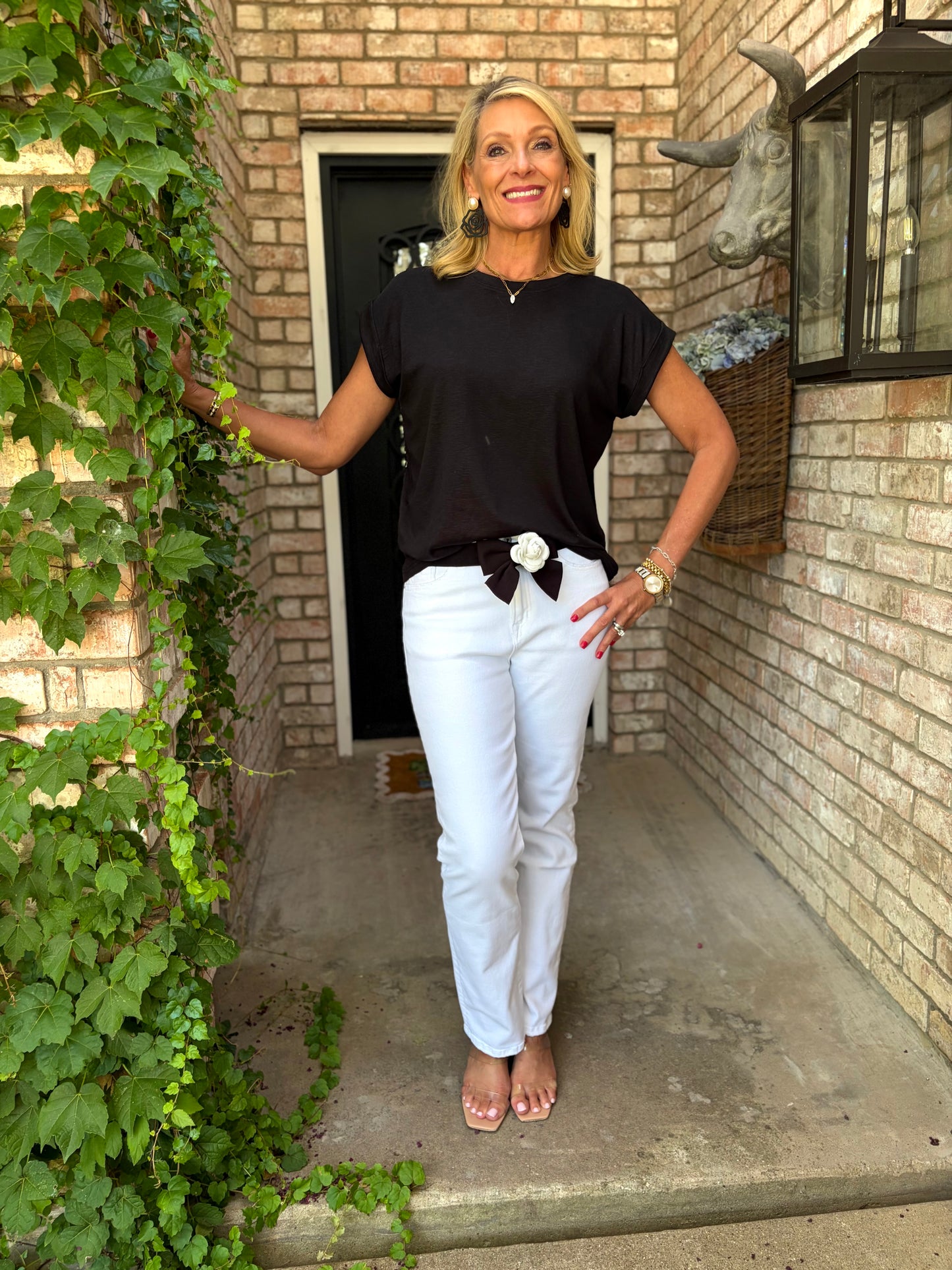 Blake Basic Black Tee
