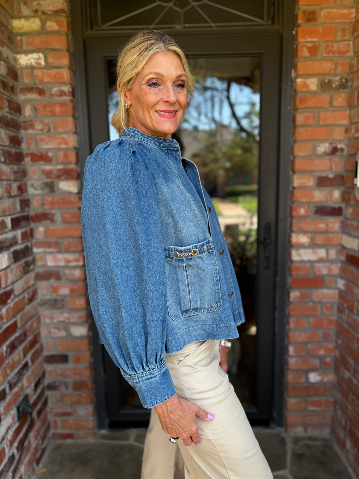 Dina Denim Luxe Jacket