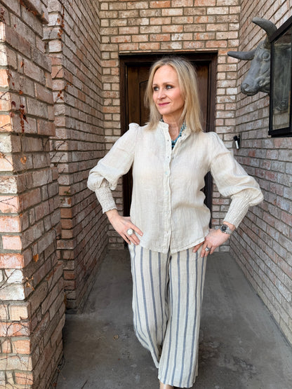 Linen Luxury Blouse