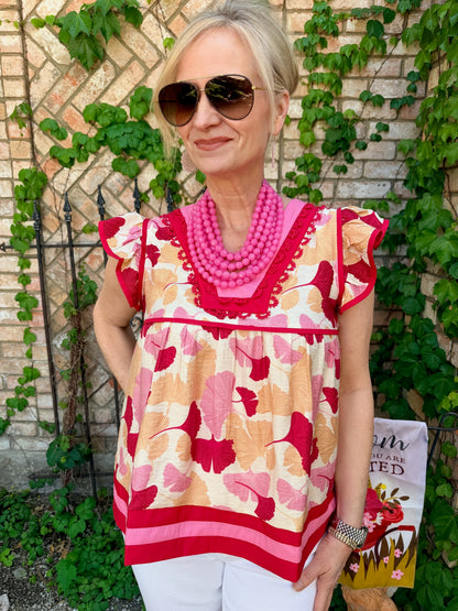 Blooming Blush Blouse