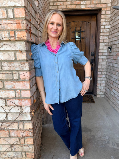 Livia Chambray Blouse