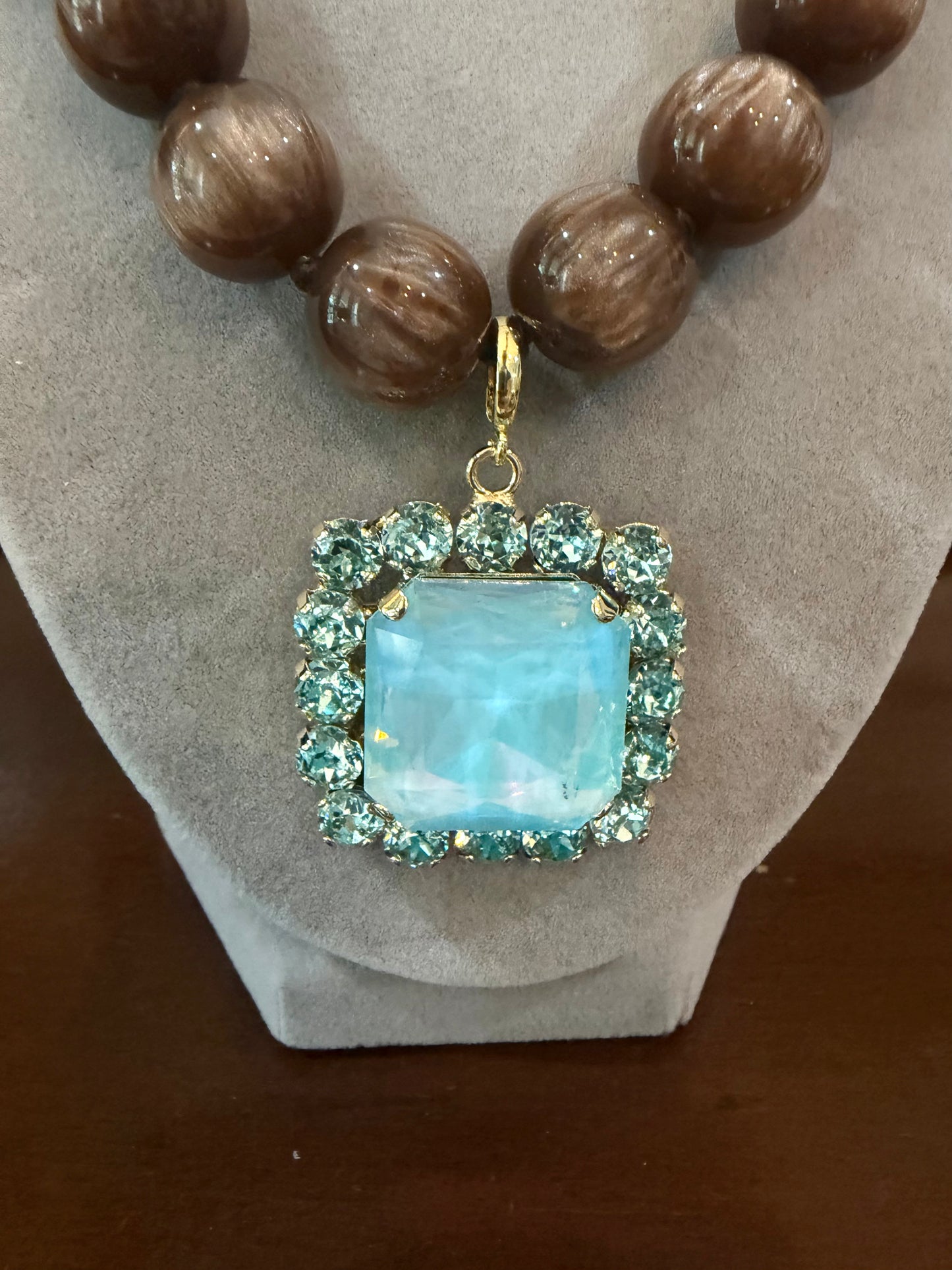 Chocolate Sky Statement Necklace
