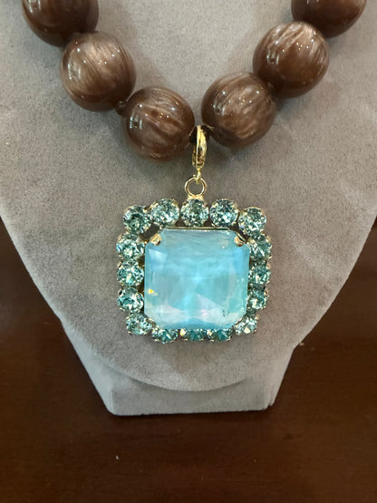 Chocolate Sky Statement Necklace