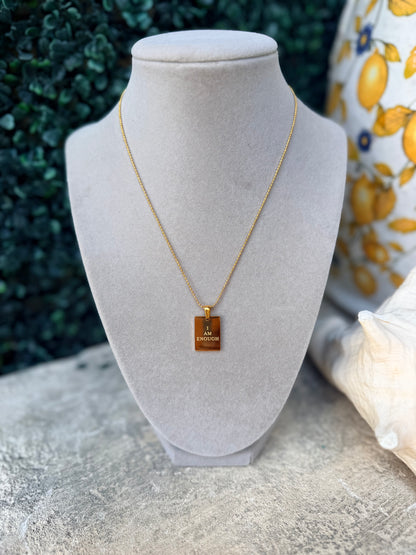 "I Am Enough" Empowerment Necklace