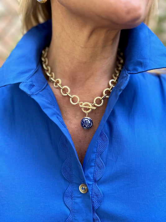 Wedgewood Blue Necklace