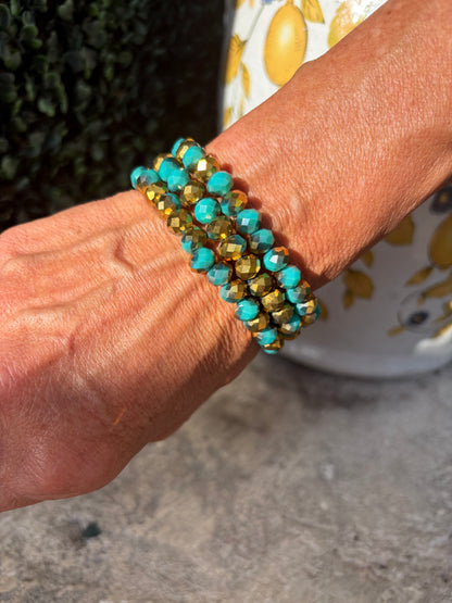 Shimmer Turquoise Stack