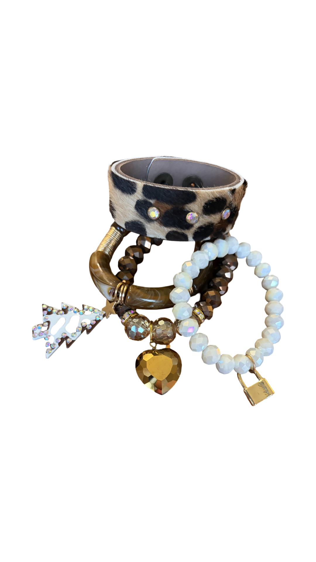 Fierce and Festive Bracelet Stack