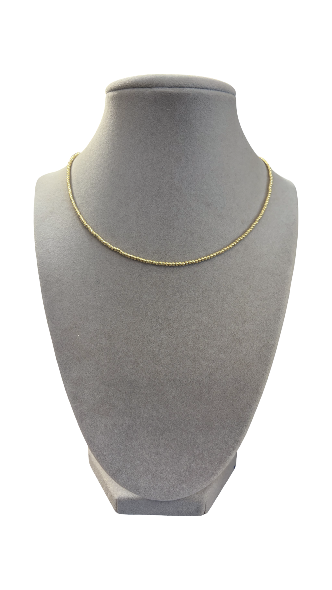Mini Gold Bead Necklace